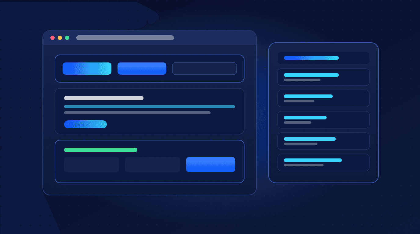 Illustration of a modern full-stack Next.js SaaS architecture showing App Router layouts, multi-tenant PostgreSQL, Stripe webhooks, and edge middleware